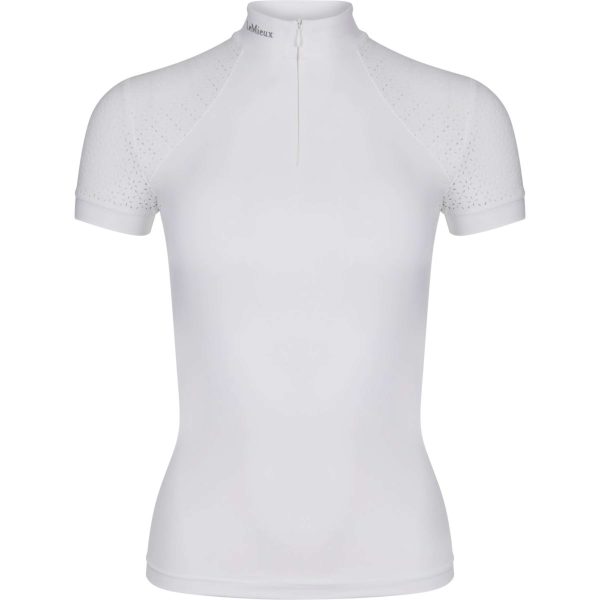 LeMieux Chemise de Spetacle Olivia Manches Courtes Blanc For Discount