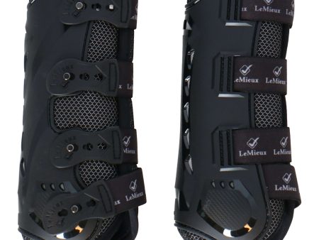 LeMieux Guêtres Snug Boots Ultramesh Front Noir For Discount