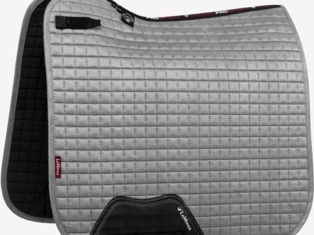 LeMieux Tapis de Selle Luxury Square Dressage Gris For Cheap