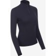 LeMieux Chemise Alice Quarter Neck Zip Marin For Discount