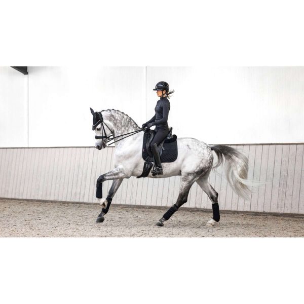 LeMieux Tapis de Selle Crystal Suede Dressage Blanc Online