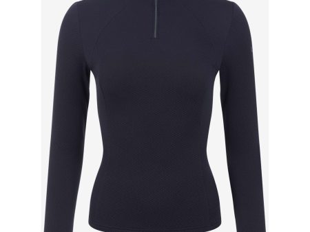 LeMieux Chemise Alice Quarter Neck Zip Marin For Discount