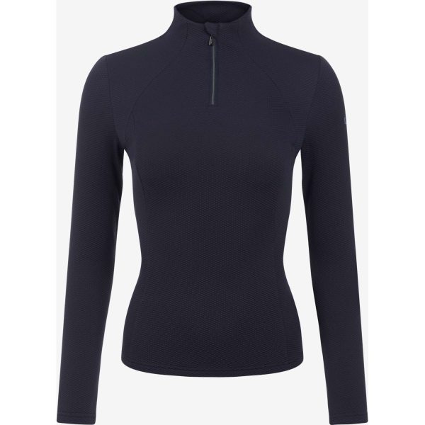 LeMieux Chemise Alice Quarter Neck Zip Marin For Discount