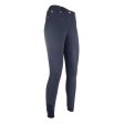 Lauria Garrelli Pantalon d Équitation Basic Silicone Fond de Peau Bleu Foncé Supply