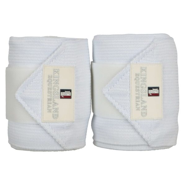 Kingsland Bandages Classic Élastique Blanc on Sale