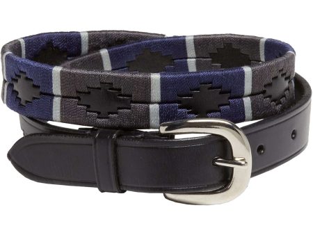 Kieffer Ceinture Buenos Aires noir Gris bleu Discount