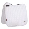 LeMieux Tapis de Selle Loire Classic Satin Square Dressage Blanc Hot on Sale