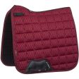 LeMieux Tapis de Selle Carbon Mesh Air Square Dressage Mulberry Supply