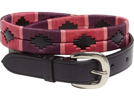 Kieffer Ceinture Buenos Aires Noir Bordeaux Rose Fashion