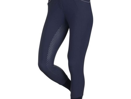 LeMieux Pantalon d Équitation Freya Marine Gris Dots Sale