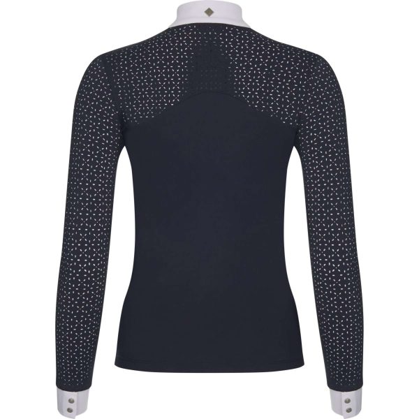 LeMieux Chemise de Spetacle Olivia Longues Manches Marin on Sale