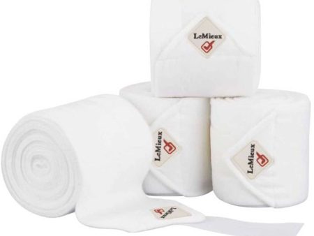 LeMieux Bandages Luxury Polo ensemble de 4 Blanc Online