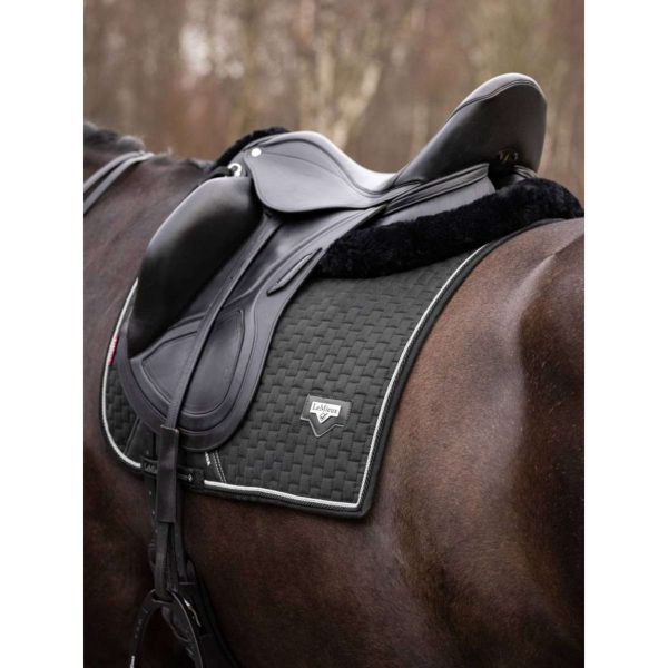 LeMieux Tapis de Selle de Dressage Puissance Suede Noir Online Sale