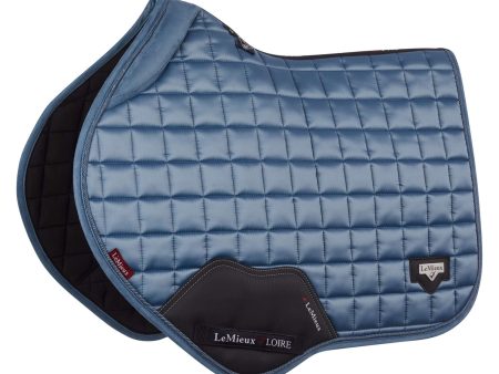 LeMieux Tapis de Selle Loire Memory Satin Square CC Ice Blue Sale