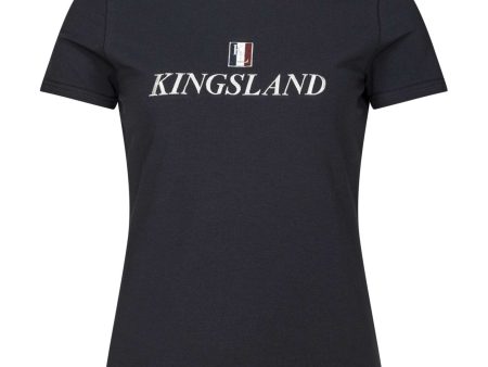 Kingsland Chemise Classic Manches Courtes Femme Marin Sale