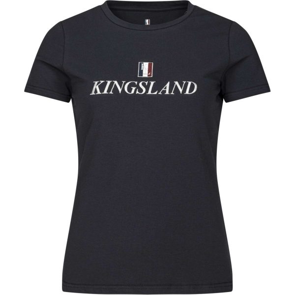 Kingsland Chemise Classic Manches Courtes Femme Marin Sale