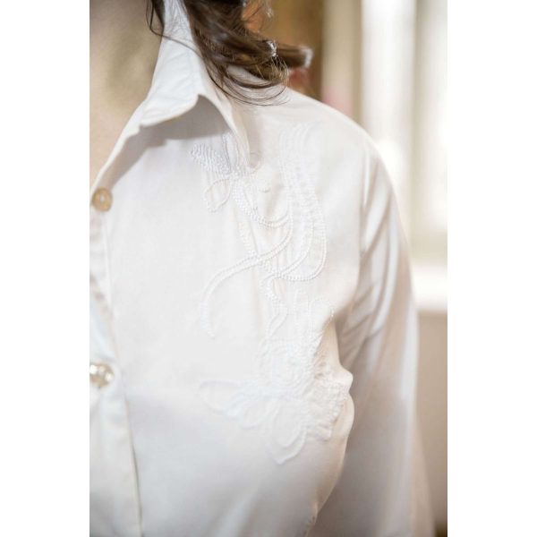 Lauria Garrelli Blouse d Équitation Moena Ivoire Supply