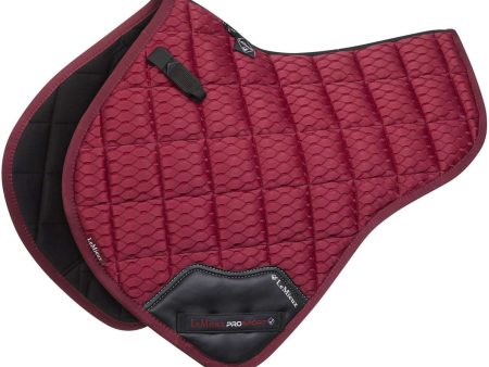 LeMieux Tapis de Selle Carbon Mesh Air Half Square CC Mulberry on Sale