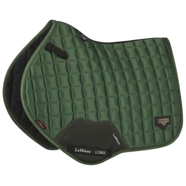 LeMieux Tapis de Selle Loire Classic Satin Square CC Hunter Green on Sale