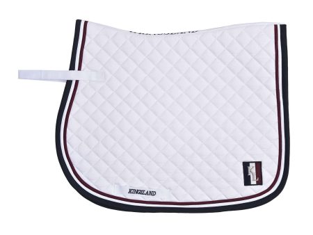 Kingsland Tapis de Selle Classic de Saut Blanc Cheap