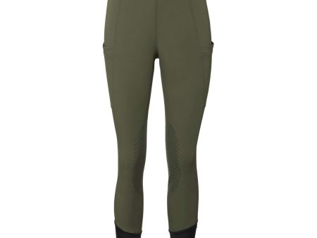 Mountain Horse Legging d Équitation Megan Prise de Genou Vert Online Sale